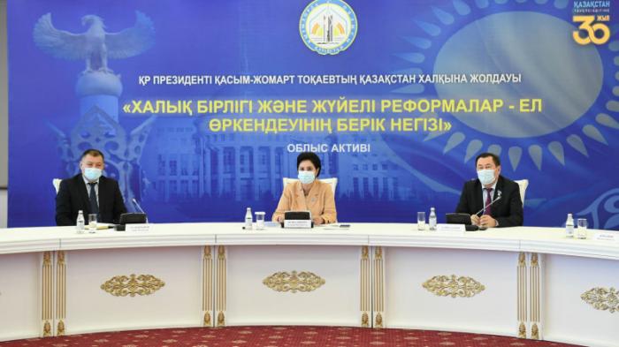 Аким Кызылординской области дала поручения по реализации Послания Президента
                03 сентября 2021, 18:12