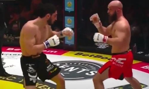 «Показал уровень». Видео полного боя Гойти Дазаева на турнире AMC Fight Nights 110