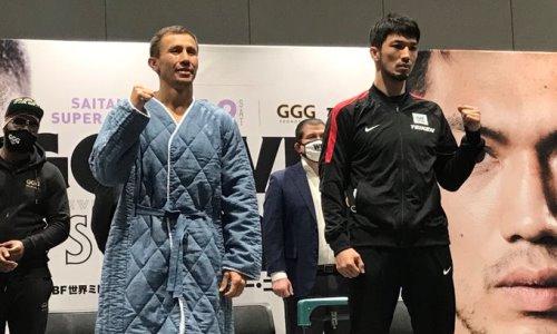 Головкин и Мурата прошли взвешивание перед боем за титулы IBF и WBA Super