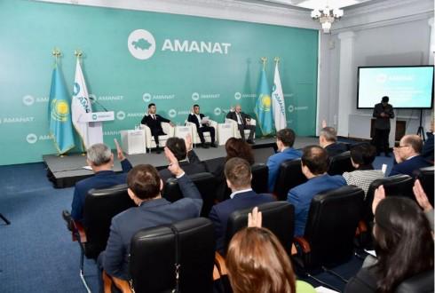 Акимы больше не занимают должности в партии «AMANAT»