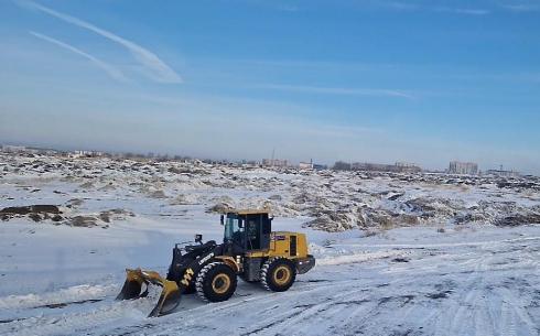 В Караганде по-прежнему вывозить снег можно только на один снегосклад