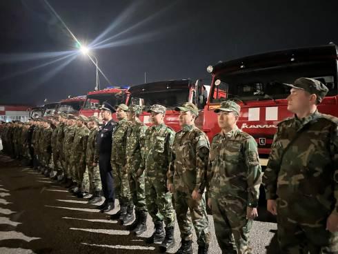 Пожарные-спасатели ДЧС Карагандинской области выехали на подмогу в Абайскую область