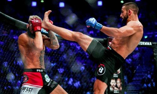 Боец Bellator «украл шоу» невероятным нокаутом. Видео