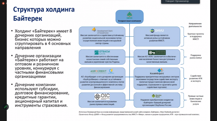 Как Всемирный банк рекомендует реорганизовать работу Байтерека